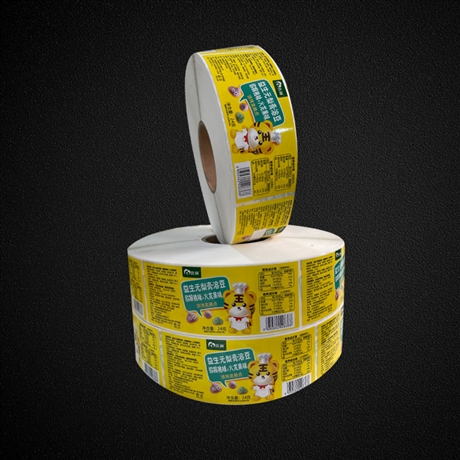 卷筒不干胶食品标签 铜版纸与彩色图案打造美观标识的秘诀